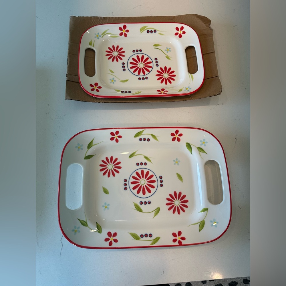 Corded Ware Platter Set
